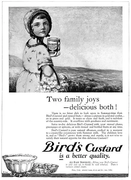Advert for Birds Custard, 1927
