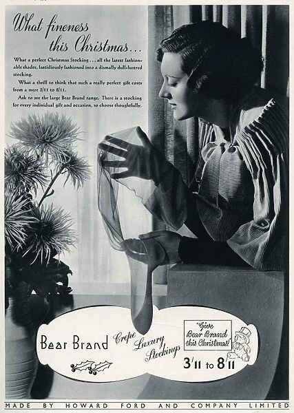 Advert for Stockings by Bear Brand 1936