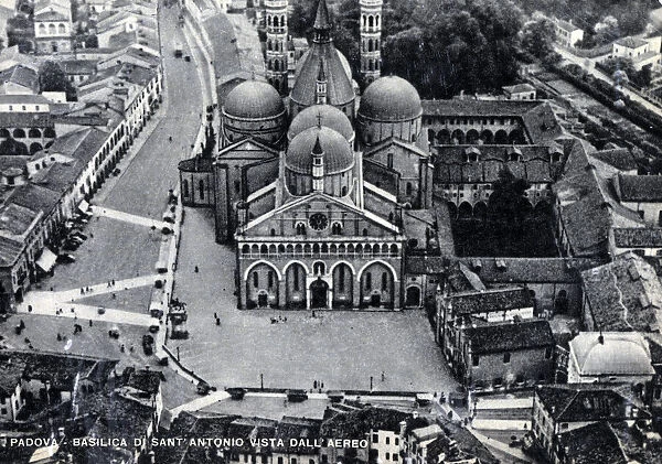 Aerial View - Basilica di Sant Antonio - Padua, Italy