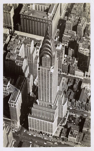 Aerial View of the Chrysler Building - New York City, USA