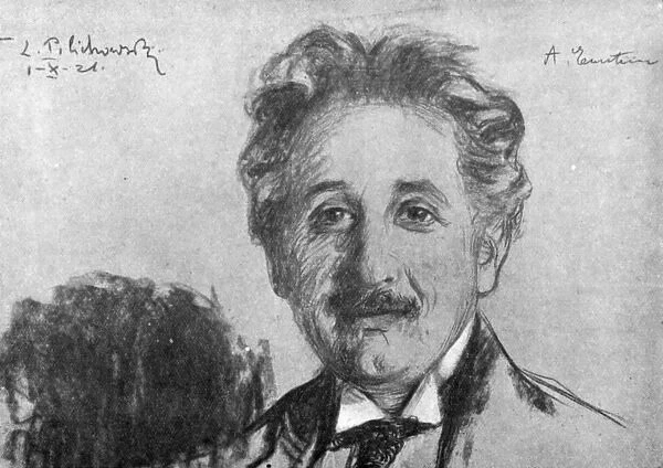 Albert Einstein, German-born physicist
