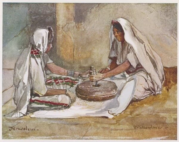Arabs Grinding Corn 1901