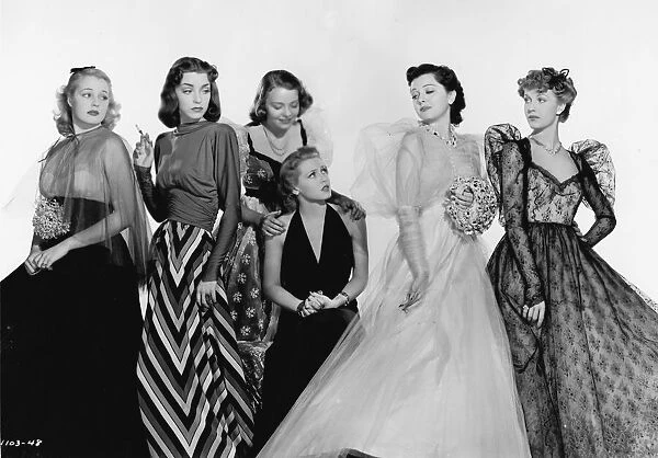 An array of Dolly Tree gowns in These Glamour Girls (1939)