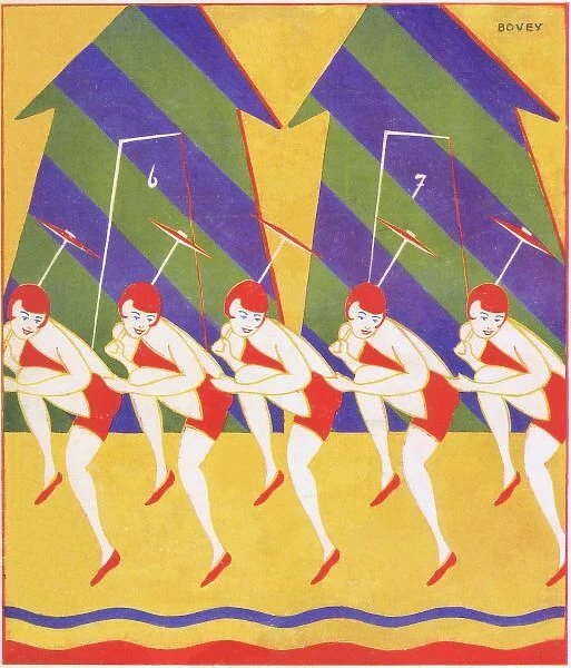Art deco cover for Theatre World, June 1925