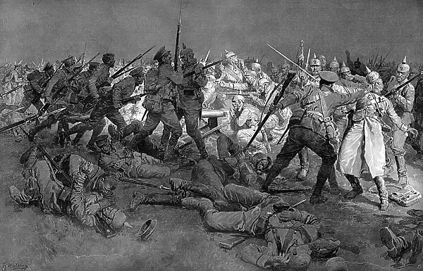 Attempt of Prussian Guard to break British line round Ypres