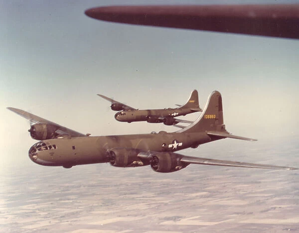 Boeing B-29 pair used in intensive development or The
