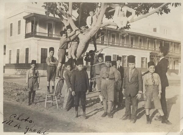 Boy scouts in Cairo, Egypt