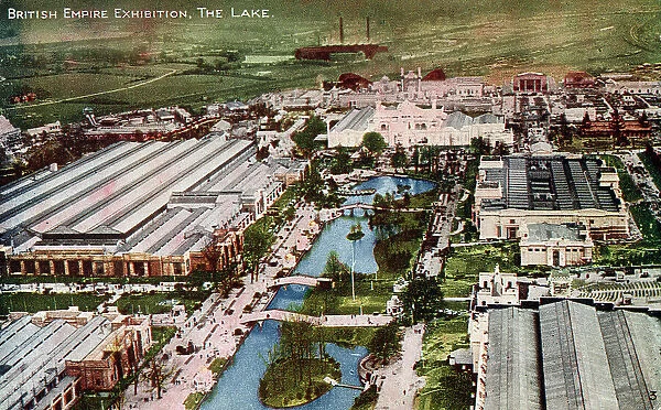 British Empire Exhibition, Wembley, London - The Lake