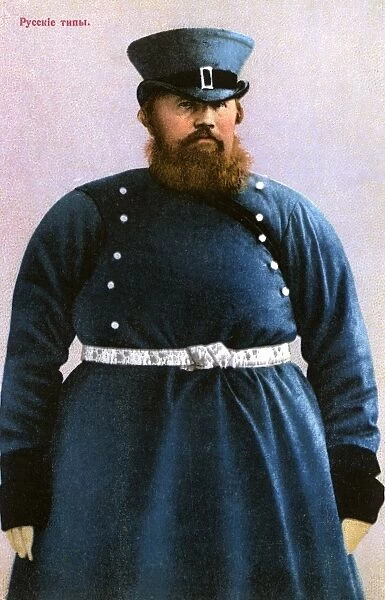 A burly Russian coachman, Moscow