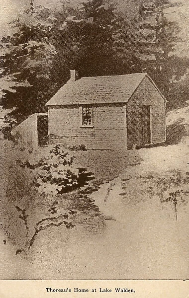 Cabin of Henry David Thoreau, Concord, Massachusetts, USA