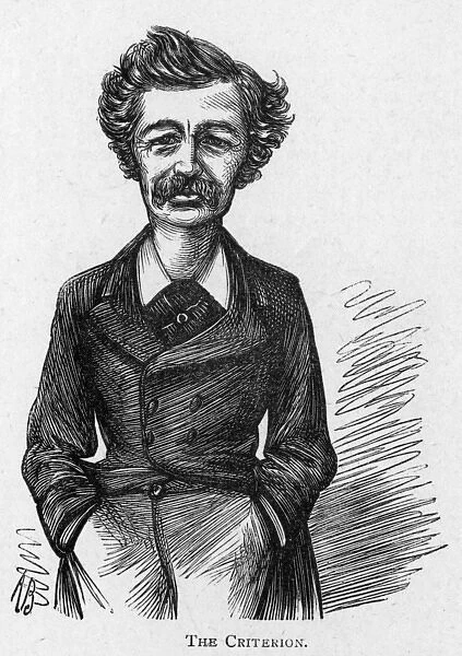 Caricature of the actor and theatre manager Charles Wyndham