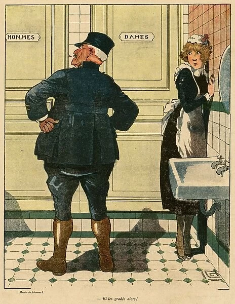 Cartoon, and Officers? WW1