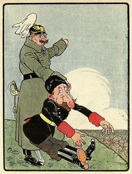 Cartoon, The Ultimate Precaution, WW1