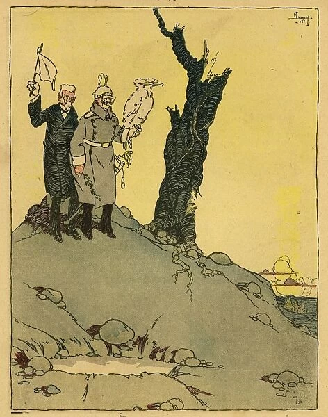 Cartoon, The useless trap, WW1