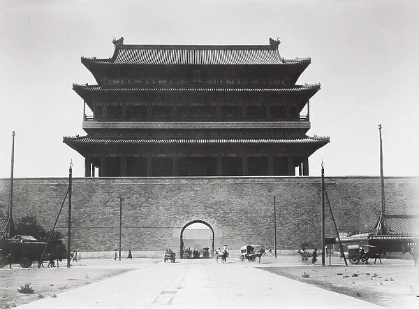 City gate, Peking, Beijing, China, c. 1910