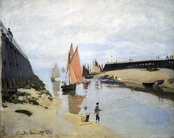 Claude Monet (1840-1926). The Harbour at Trouville, 1870