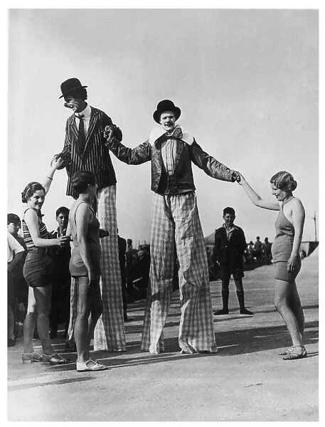 Clowns on Stilts 1933