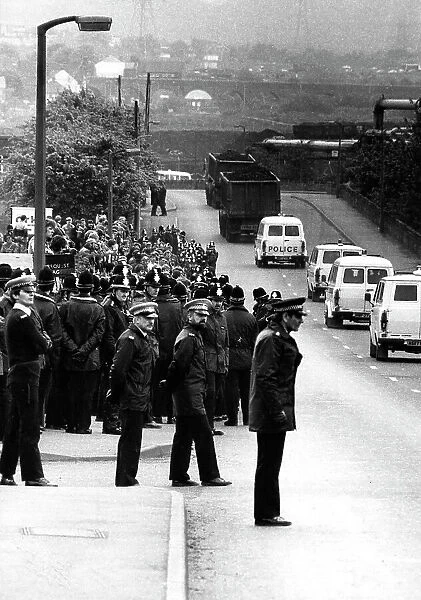 Coal arriving at Orgreave