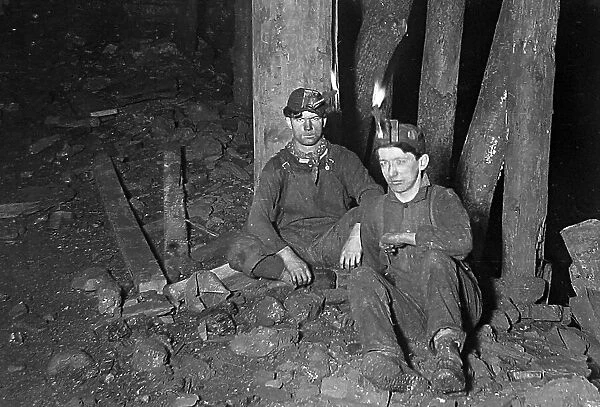 Coal miners Scranton Pennsylvania USA early 1900s