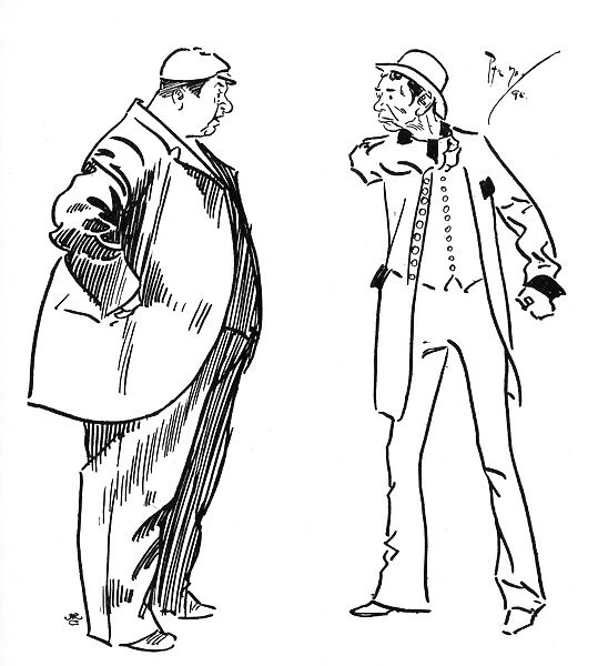 Cockney Argument between a fat man and a thin man