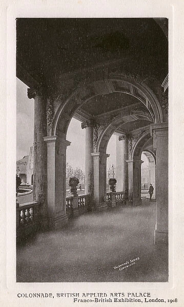 Colonnade at the British Applied Arts Palace