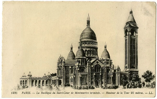 Completion of Sacre Coeur, Montmartre, Paris, France