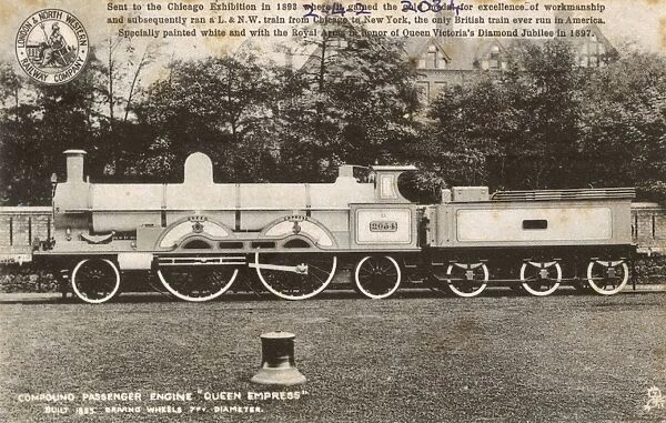 Compound passenger locomotive Queen Empress