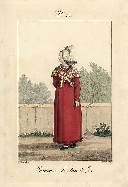 Costume of Saint Lo, 1827