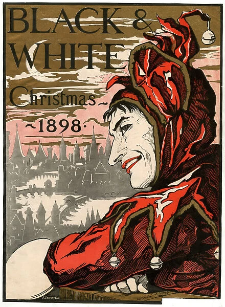 Cover design, Black and White magazine, Christmas 1898