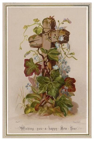 Cross with Ivy