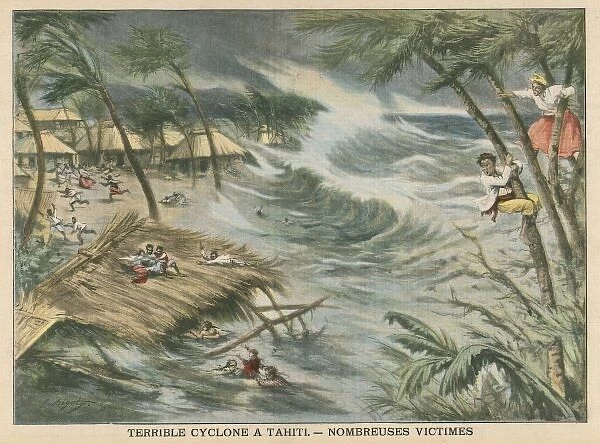 Cyclone  /  Tahiti 1906