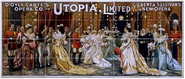 D Oyly Cartes Opera Co. in Utopia, limited Gilbert & Sulliv