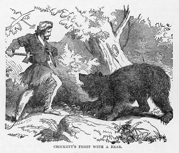Davy Crockett Bear Fight