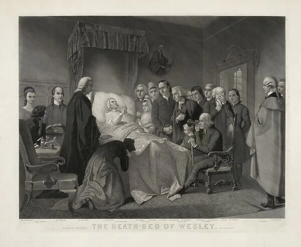 The death-bed of Wesley