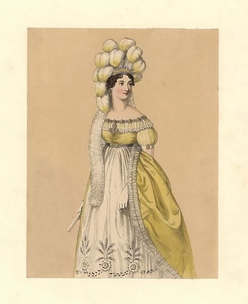 Dress of the reign of George IV, 1820-1830