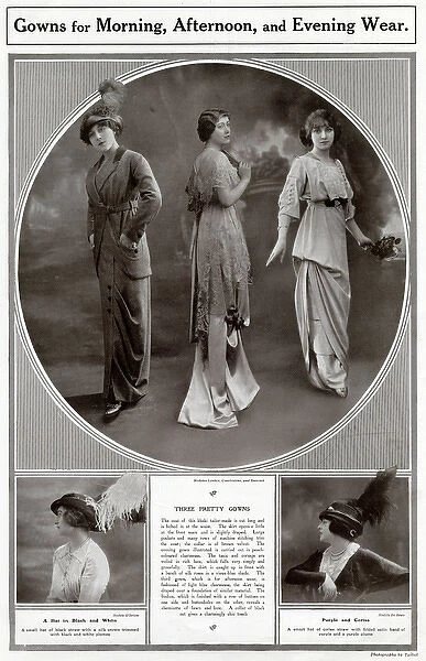 Dresses for morning, evening and afternoon wear 1913