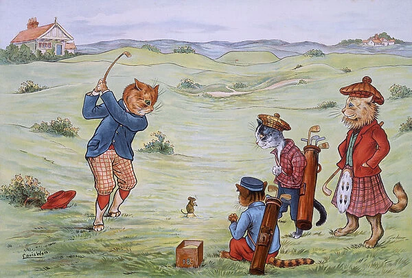 The Driver by Louis Wain