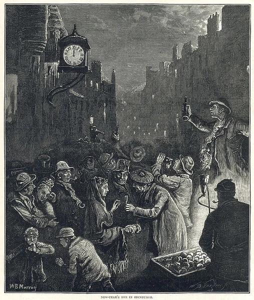 Edinburgh at New Years Eve 1876