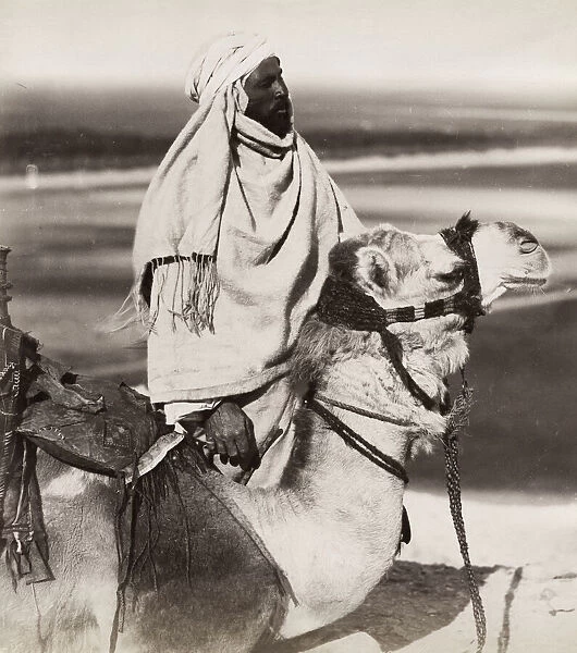 Egyptian man and his camel, Egypt