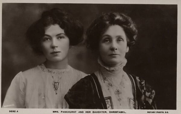 Emmeline Pankhurst & Christabel