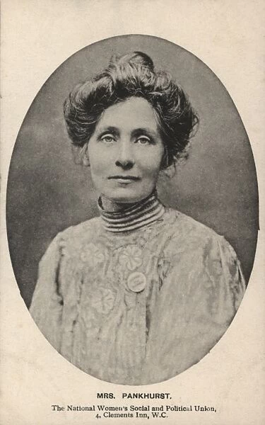 Emmeline Pankhurst Founder W. S. P. U