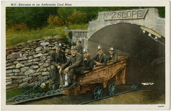 Entrance to an Anthracite Coal Mine