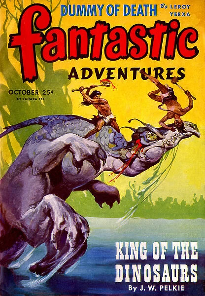 Fantastic Adventures - King of the Dinsaurs