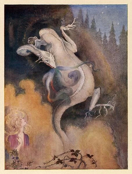 A fire-breathing dragon - Florence Mary Anderson