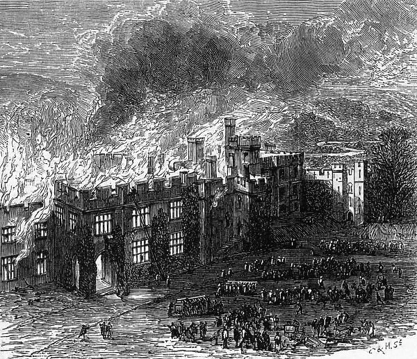 Fire at Warwick Castle
