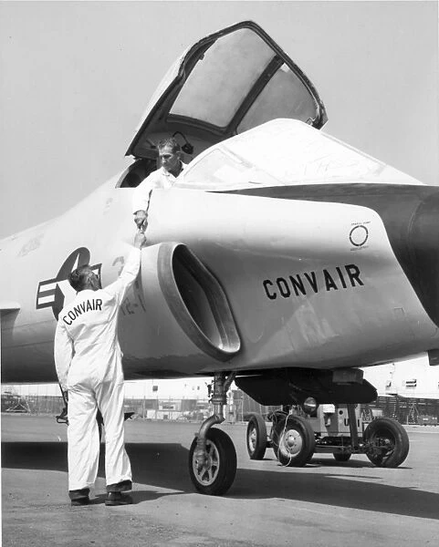 The first Convair TF-102A Delta Dagger 54-1351
