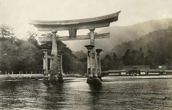 Floating torii of Itsukushima Shrine, Japan