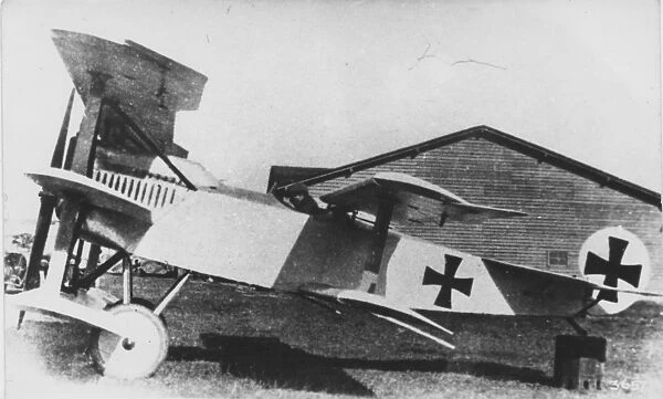 Fokker V8 German tandem-winged quintupriplane