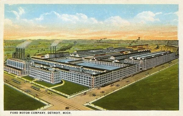 Ford Motor Company Factory - Detroit, Michigan, USA
