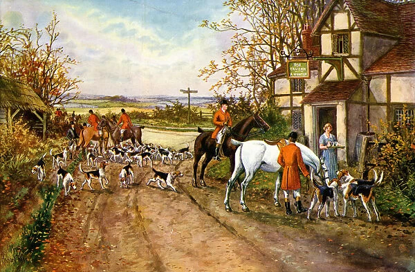 Fox Hunting - the Meet at the Crossroads